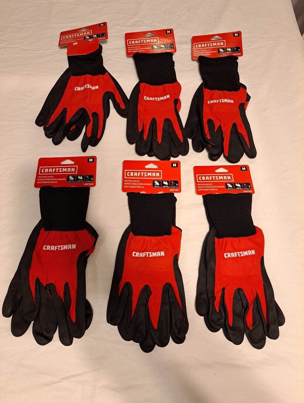Men's Craftsman Gloves Size Medium Bundle New